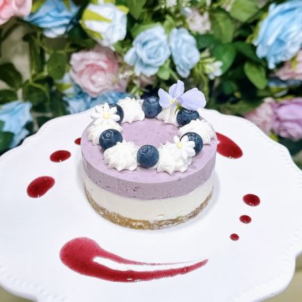ブルーベリーレアチーズケーキset【お1人様2,500円(税込)】