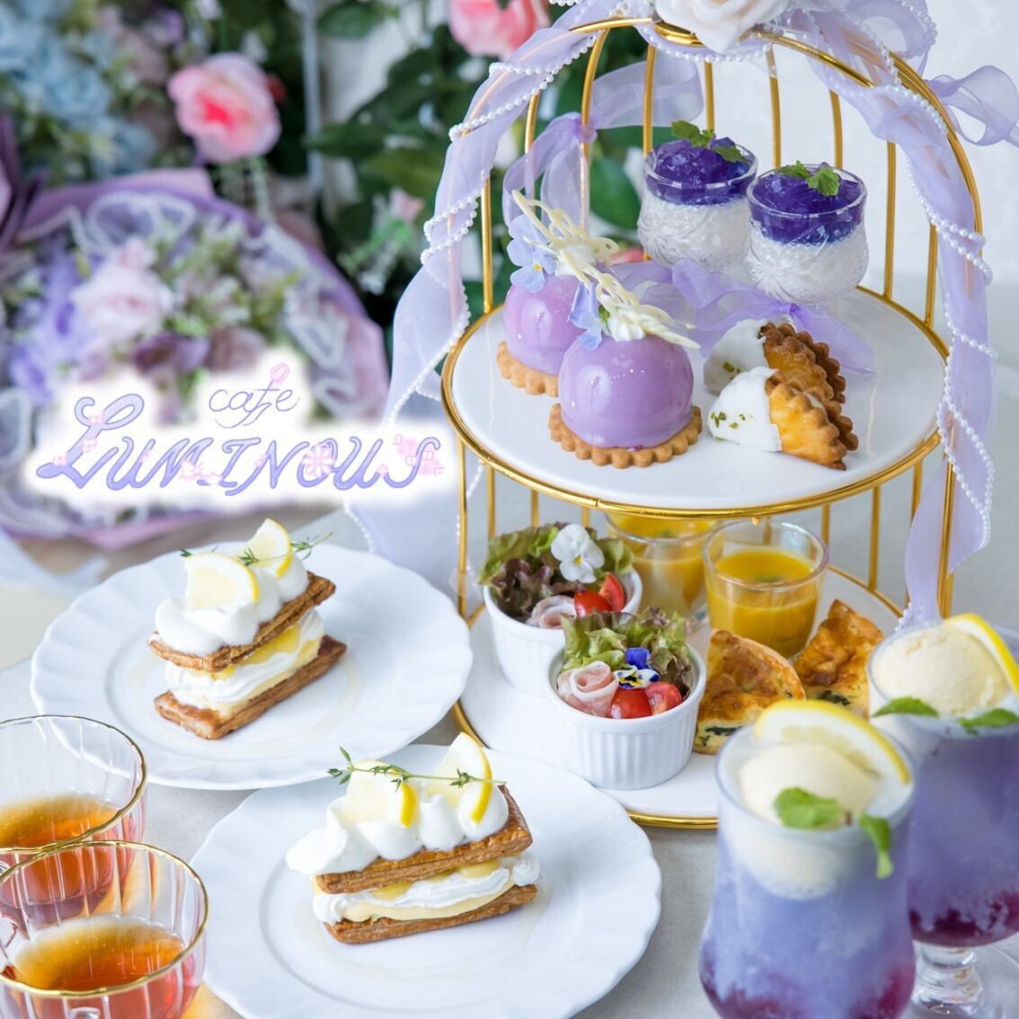 季節ごとに変わる店内とメニュー♪幻想k的な世界観とアフタヌーンティーを楽しめる★