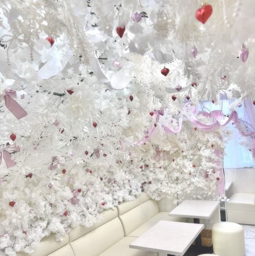 Enjoy your meal in a fantastical space that changes with the seasons.