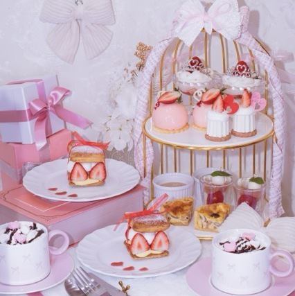 [Afternoon Tea] Heart Princess Afternoon Tea (with Heart Hot Cocoa)