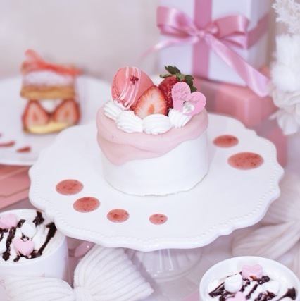 いちごの誘惑♪ポットティーで味わうティータイムいちごのショートケーキセット【お1人様2,500円(税込)】