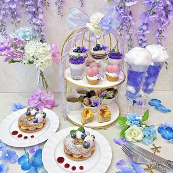 ≪13:00～≫雨色アフタヌーンティー(フリードリンク付)【お1人様5,000円】