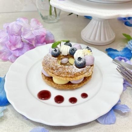 《カフェset》ブルーべリーミルフィーユset【お1人様2,500円(税込)】