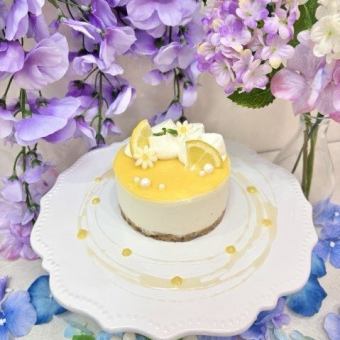 《カフェset》レモンのレアチーズケーキset【お1人様2,500円(税込)】