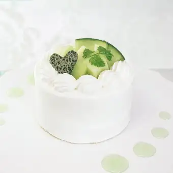 《カフェset》メロンのショートケーキset【お1人様2,500円(税込)】