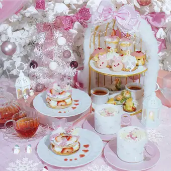 ≪13:00~≫ 雪之丝带圣诞下午茶（含热可可）[每人¥5,500]