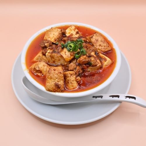 溢れる麻婆豆腐