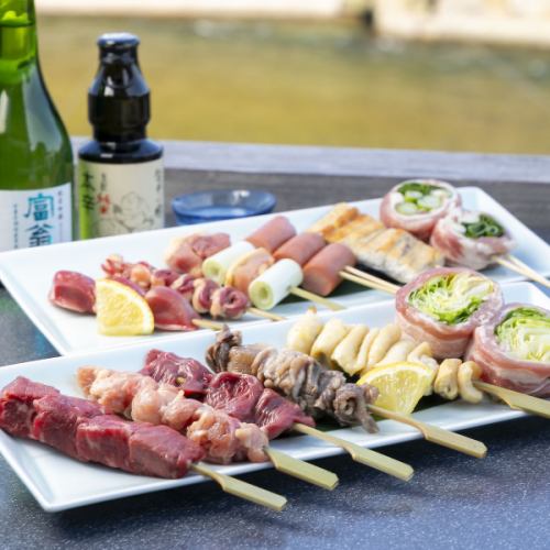 串焼きの盛合せ５種