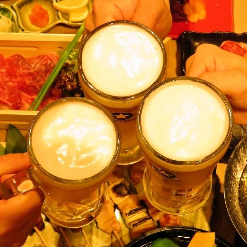 平日限定飲み放題1800円！