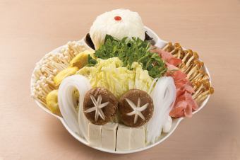 Ｂ お任せきのこ8種＆野菜6種盛合わせ