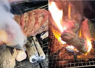 【贅沢ディナー】豪華な炭火焼きコース◆お肉も魚介も堪能!