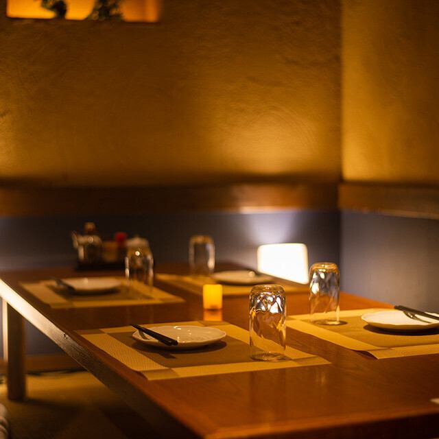 We also have private rooms with sunken kotatsu tables available for groups of 5 to 12 people.