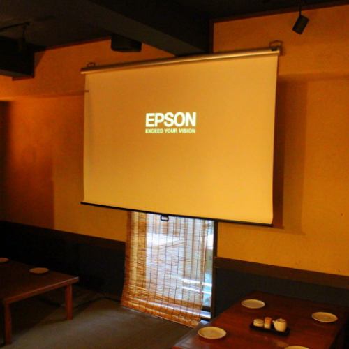 Large screen projector available