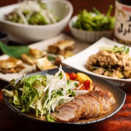 Enjoy the luxurious "seasonal flavors" of meat and seafood with 11 dishes in total "Special Course" 2 hours all-you-can-drink 7,160 yen ⇒ 6,160 yen