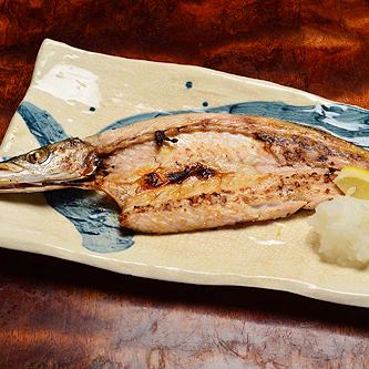 Grilled Atka mackerel