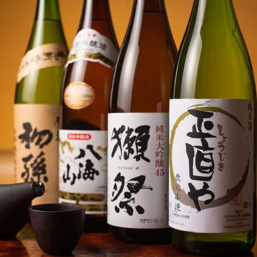 [Carefully selected by the owner of Shojikiya!] We also have a variety of Japanese sake available♪