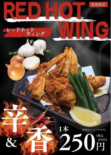 レッドホットウィング 1本