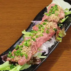 Extreme Liver (Slow-cooked chicken liver sashimi)