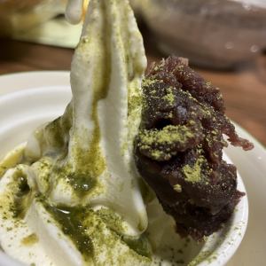 Matcha Anko Soft Serve