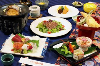 【ランチタイム】　　グレードアップ料理『嵐山会席』　