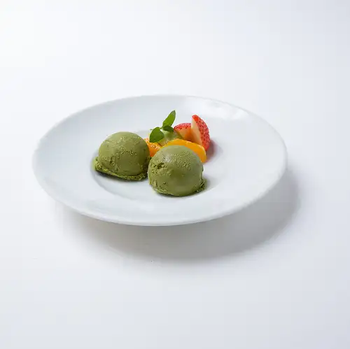 抹茶アイス/自家製ガトーショコラとバニラアイス