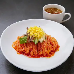 Bibim-myeon (spicy noodles)