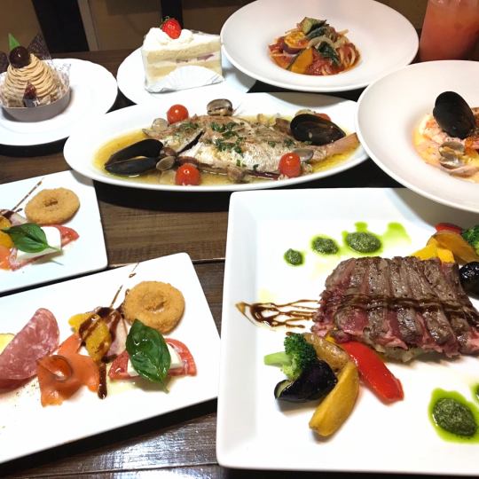 Also suitable for banquets and parties.★4,500 yen course (8 dishes + all-you-can-drink included)★.】
