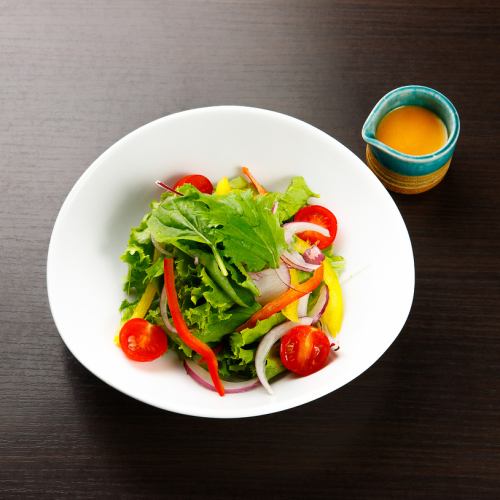 有機野菜のリーフサラダ