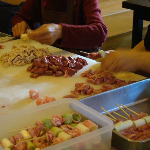 Each skewer is carefully prepared at your own shop!