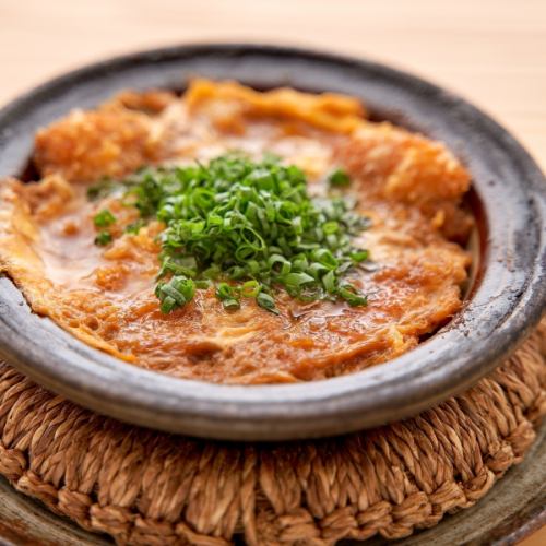 国産豚でかつとじ