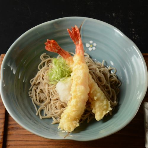 Shrimp grated soba noodles