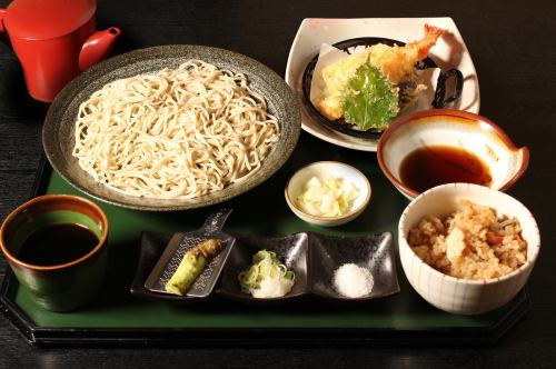 【昼限定】天ぷら蕎麦セット