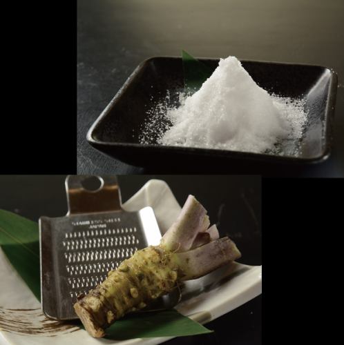 Discerning "salt" "raw wasabi"