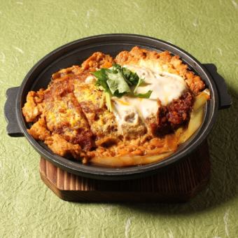 Pork loin cutlet simmered in soy sauce