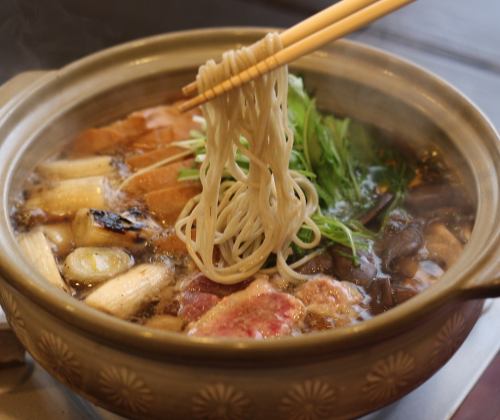 Soba restaurant's kamo nabe (December to March only)